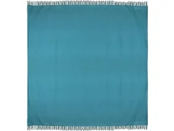 Colcha Com Franjas Em Algodao 230 X 250 Cm Azul - Segna