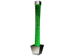 Coluna De Bolhas De Agua Com Vaso Gobie - Leds Com Cores Que Mudam - A.183 Cm