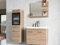 Coluna De Casa De Banho Com Leds Cor Natural Clara C30 X L30 X A109 Cm - Laurine