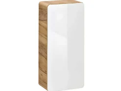 Coluna De Casa De Banho Cor Natural E Branca C35 X L22 X A75 Cm - Aruba