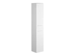 Coluna De Casa De Banho Suspensa, 6 Prateleiras, Cor Branca C30Xl25Xa160 Cm - Kayla