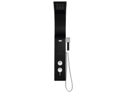 Coluna De Duche Hidromassagem Kourbea - Preta - 20 X 132 Cm