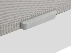 Conjunto Artigos De Cama 160 X 200 Cm Sommier Com Espaco De Arrumação Branco + Colchão De Espuma Hd - Heaven Da Dreamea