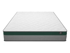 Conjunto Artigos De Cama 140 X 190 Cm Sommier Com Espaco De Arrumação Branco + Colchão De Molas Ensacadas - Prestige Da Dreamea