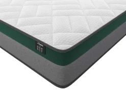 Conjunto Artigos De Cama 160 X 200 Cm Sommier Com Espaco De Arrumação Natural Claro + Colchão De Molas Ensacadas - Prestige Da Ysmee