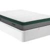 Conjunto Artigos De Cama 160 X 200 Cm Sommier Com Espaco De Arrumação Branco + Colchão De Molas Ensacadas - Prestige Da Ysmee