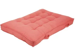 Conjunto 1 Colchão + 2 Almofadas Para Palates Em Algodao Cor Coral - Baila