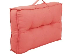 Conjunto 1 Colchão + 2 Almofadas Para Palates Em Algodao Cor Coral - Baila