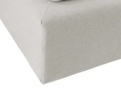 Conjunto Completo Boxspring Cabeceira De Cama + Sommier Com Leds + Colchão 180X200 Cm Tecido Cinza - Otaru De Ysmee
