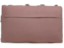 Conjunto De 2 Almofadas 100% Algodao Tufado De 30 X 50 Cm Cor-De-Rosa Velho - Jadel