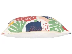 Conjunto De 2 Almofadas Floridas Em Algodao 45 X 45 Cm Multicolor - Bariola
