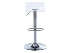 Conjunto De 2 Bancos Altos Oliver - Acrilico - Transparente