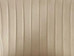 Conjunto De 2 Cadeiras Com Apoios De Braco Em Veludo E Metal Dourado, Cor Bege - Zaova De Pascal Morabito