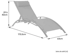 Conjunto De 2 Cadeiras De Conves Galapagos Em Têxtileno Cinzento - Antracite Cinzento Aluminio
