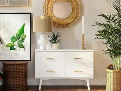 Conjunto De 2 Castiçais Em Madeira De Mangueira A.23 Cm Natural - Fainin