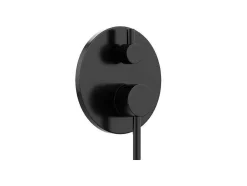 Conjunto De Duche Encastravel Com Torneira Misturadora Mecanica Preto Mate - Tamise