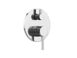 Conjunto De Duche Encastravel Com Torneira Misturadora Mecanica Cor Niquel Escovado - Tamise