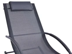 Conjunto De 2 Espreguiçadeiras - Antracite - Lombok