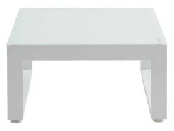 Conjunto De Jardim Em Aluminio: Mesa De Centro E Sofá De Canto Levadico, 6 Lugares Cinzento - Palaos Ii