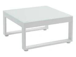 Conjunto De Jardim Em Aluminio: Mesa De Centro E Sofá De Canto Levadico, 6 Lugares Cinzento - Palaos Ii