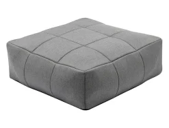 Conjunto De Lazer De Jardim Modular 5 Lugares Em Tecido, 3 Cadeiroes, 1 Sofá De Canto, 1 Pufe E Uma Mesa De Centro Antracite - Livai De Mylia