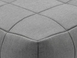 Conjunto De Lazer De Jardim Modular 5 Lugares Em Tecido, 3 Cadeiroes, 1 Sofá De Canto, 1 Pufe E Uma Mesa De Centro Antracite - Livai De Mylia