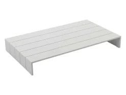 Conjunto De Lazer De Jardim Modular 5 Lugares Em Tecido, 3 Cadeiroes, 1 Sofá De Canto, 1 Pufe E Uma Mesa De Centro Antracite - Livai De Mylia