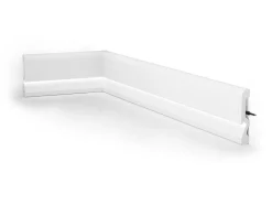 Conjunto De 3 RodaPés Em Polistireno C290 X A10 Cm Branco - Coreo