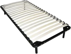 Conjunto Estrutura De Ripas + Colchão Com 1118 Molas Ensacadas Com Faixa Respiravel Airplay De Dremea Play Com EsPéssura De 24 Cm - 180 X 200 Cm