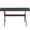 Conjunto Mesa + 6 Cadeiras Antracite, Cinzento E Natural Escuro - Serani