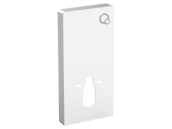 Conjunto Sanita Suspensa Com Estrutura De Suporte Decorativa Branco Brilhante - Javoine