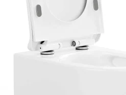 Conjunto Sanita Suspensa Com Estrutura De Suporte Decorativa Branco Brilhante - Javoine