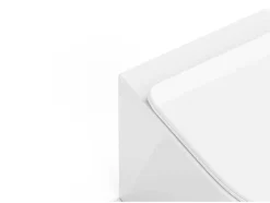 Conjunto Sanita Suspensa Com Estrutura De Suporte Decorativa Branco Brilhante - Javoine
