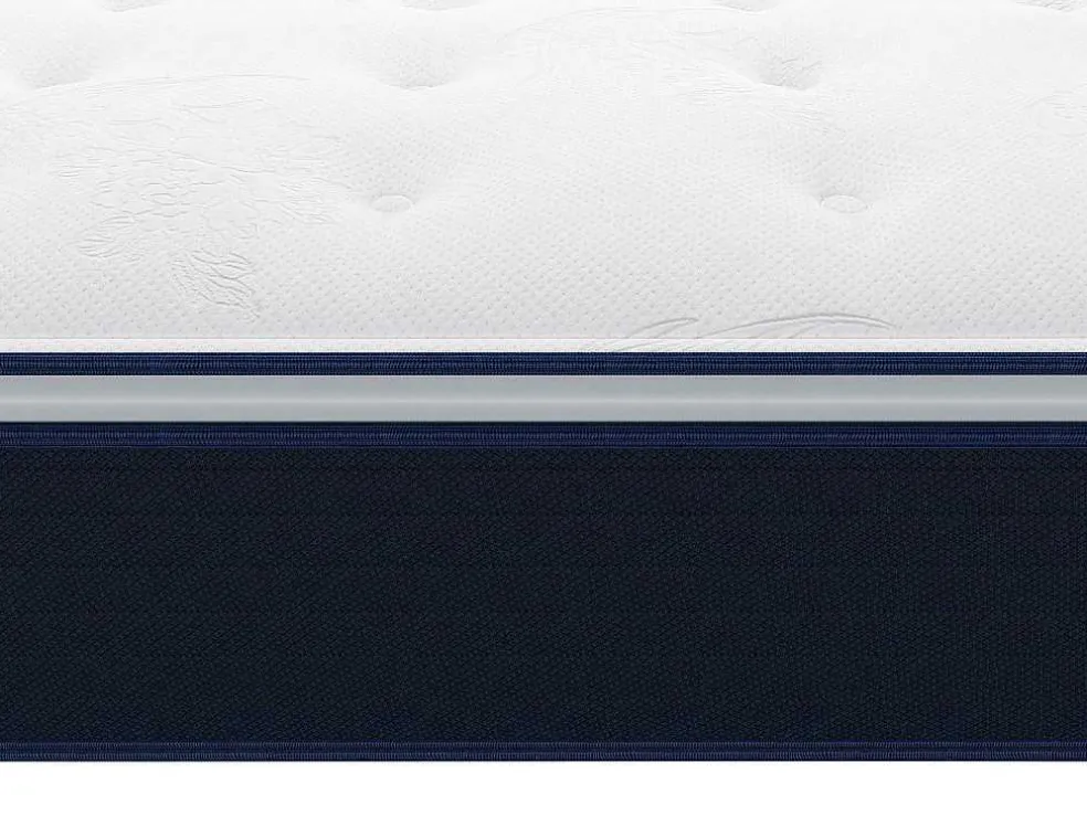 Conjunto Sommier + Colchão De Molas Ensacadas E Sobrecolchão Integrado 140X190 Cm - Altier Da Dreamea