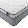 Conjunto Sommier + Colchão De Molas Ensacadas Esp. 22 Cm Serenite Da Ysmee - 140X200 Cm