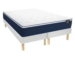 Conjunto Sommier + Colchão De Molas Ensacadas E Sobrecolchão Integrado 180X200 Cm - Altier Da Dreamea