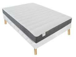 Conjunto Sommier + Colchão Espuma Hd + Memória De Forma + Tecido 3D Respiravel Heaven Da Dreamea - 160 X 200 Cm