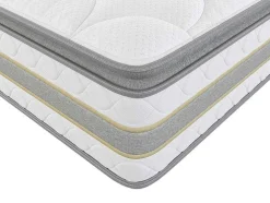 Conjunto Sommier + Colchão Molas Ensacadas E Sobrecolchão Integrado Canterbury Da Dreamea - 140 X 190 Cm