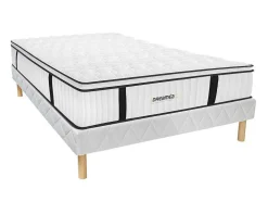 Conjunto Sommier E Colchão Antifogo Molas Ensacadas E Sobrecolchão Integrado 140X190 Cm - Delice Da Dreamea Hotel