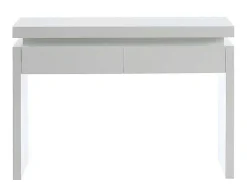 Consola Com 2 Gavetas - Leds - Mdf Lacado A Branco - Emerson