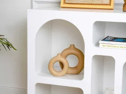 Consola Com 5 Nichos Branco - Luela