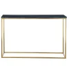 Consola Design Em Marmore E Metal Cor Preto E Dourado - Aretha De Pascal Morabito