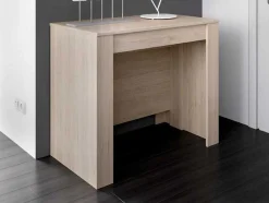 Consola Extensivel Onega - 10 Lugares - 4 Extensoes - Cor: Carvalho
