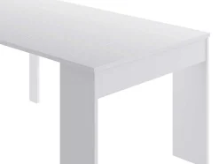 Consola Mesa Extensivel 12 Lugares, 6 Extensoes, Branco - Onega