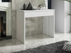 Consola Mesa Extensivel 12 Lugares, 6 Extensoes, Branco - Onega