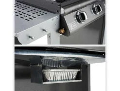 Cook'In Garden - Barbecue A Gas Fiesta 3 - 3 Queimadores Com Termometro 10,5Kw