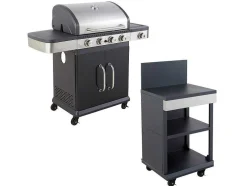 Cook'In Garden - Churrasqueira A Gas Fidgi 4 Com Bandeja Para Servir