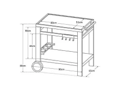 Cook'In Garden - Painel Lateral Media M Para Plancha