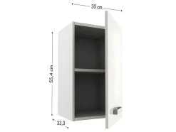 Cozinha Completa De Canto, 13 Elementos De Arrumação, Branco - Trattoria