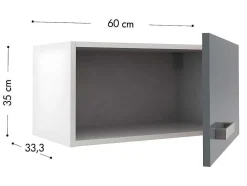 Cozinha Completa De Canto, 13 Elementos De Arrumação, Cinzento E Branco - Trattoria